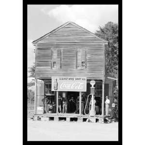  Crossroads Store in Sprott Alabama 12X18 Art Paper with 