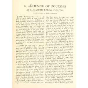  1909 French Cathedrals St Etienne of Bourges Everything 