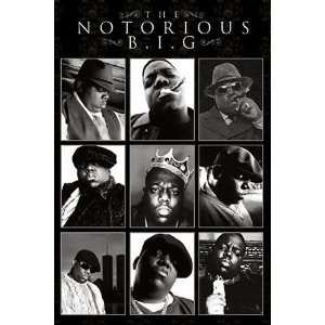 Notorious B.I.G. Portraits Urban Hip Hop Rap Music Poster 24 x 36 