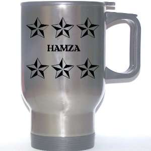  Personal Name Gift   HAMZA Stainless Steel Mug (black 