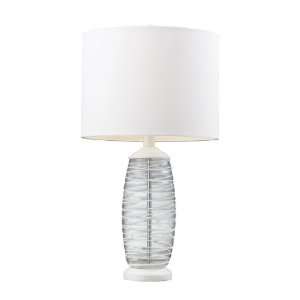  HGTV HGTV125 CLEAR / WHITE TABLE LAMP: Home Improvement