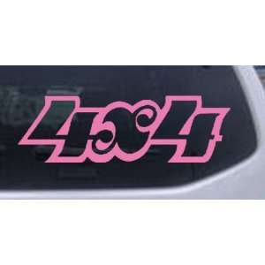  4X4 Off Road Car Window Wall Laptop Decal Sticker    Pink 