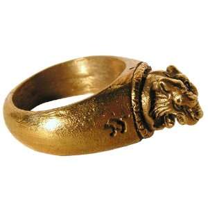 Tiger Ring Size 8 Wealth & Power Ring Naga Land Tibet Sacred Stones 