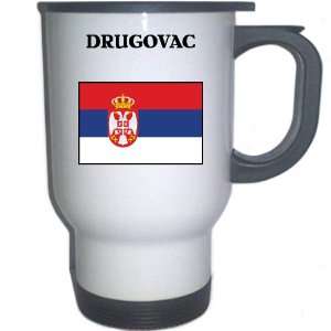  Serbia   DRUGOVAC White Stainless Steel Mug: Everything 
