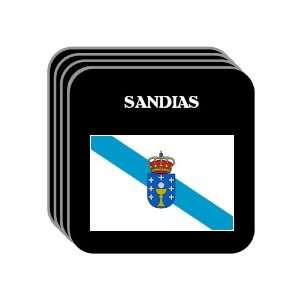  Galicia   SANDIAS Set of 4 Mini Mousepad Coasters 