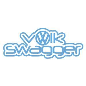 Volk Swagger Volkswagger LIGHT BLUE Volkswagen VW Euro JDM Tuner Vinyl 
