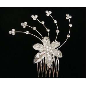   And Silvery Leaves comb for Weddings, Proms, quinceanera or pageants