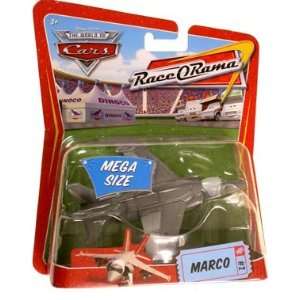  Cars Mega Size Marco Jet #2 Toys & Games