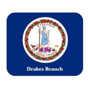  US State Flag   Drakes Branch, Virginia (VA) Mouse Pad 