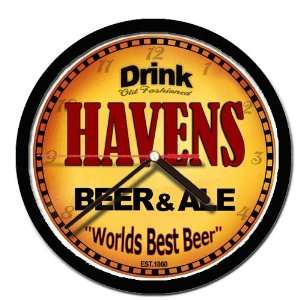  HAVENS beer and ale cerveza wall clock: Everything Else
