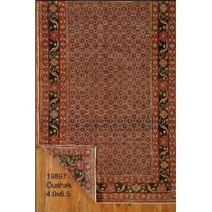    4x6 Hand Knotted Oushak Turkey Rug   40x65