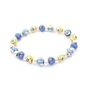   Retired Small Bead Bracelet with Sterling Rounds: Everything Else