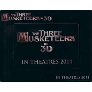  Three Musketeers in 3D movie 2010 Comic Con promo fridge 