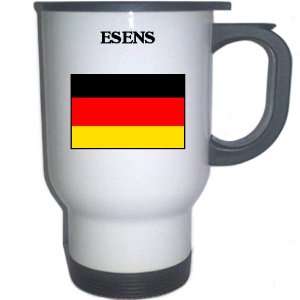  Germany   ESENS White Stainless Steel Mug: Everything 