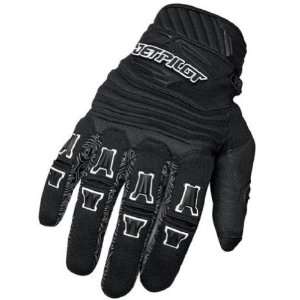   ® Full Finger Gloves. Icon Supertack PVC Finger Print. WJP 83000 BK