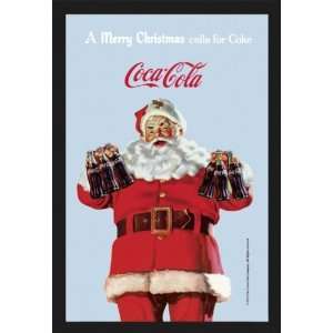  Coca Cola   Bar Mirror (Santa Claus) (Size: 9 x 12 