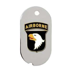  US Army 101st Airborne Dog Tag Key Ring: Everything Else
