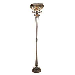  Dale Tiffany Boehme 1 Light Torchiere Lamp TR101117: Home 