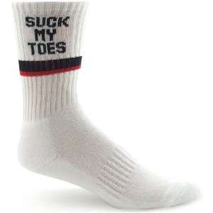  Socks With Attitude Suck My Toes Sox One Size, 15 X 3 1/2 