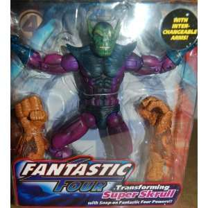   Marvel Fantastic Four Transforming Super Skrull Figure: Toys & Games
