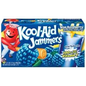 Kool Aid Blue Raspberry Jammers 10 pk Grocery & Gourmet Food