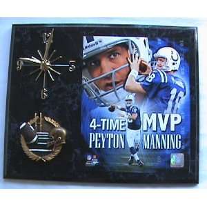  Peyton Manning 4 Time MVP Clock: Sports & Outdoors