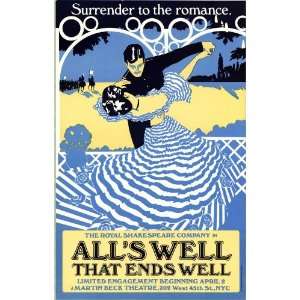  Alls Well That Ends Well Poster (Broadway) (11 x 17 Inches 