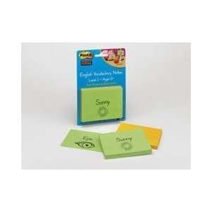 3m Post it ENGLISH VOCABULARY NOTES   Level 2  Industrial 
