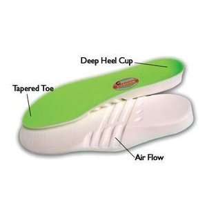  10 Seconds Green Cushion Support Insoles   ALL SIZE NEW 