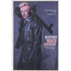 Wanted Dead Or Alive Movie Poster (11 x 17 Inches   28cm x 44cm) (1986 