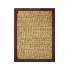    Seagrass Area Rug in Chocolate   24 x 36   11756: Home & Kitchen