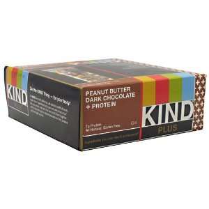  : Kind Plus Bars Peanut Butter Dark 12 Bar(S): Health & Personal Care