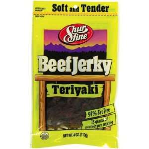 Shurfine Teriyaki Beef Jerky   12 Pack Grocery & Gourmet Food