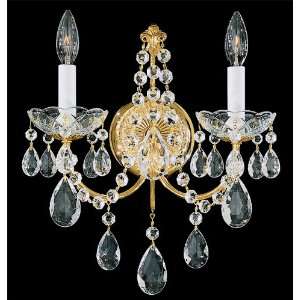  Schonbek Madison Collection 15 High Crystal Wall Sconce 