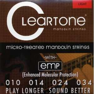  Cleartone Mandolin Phosphor Bronze Strings Light: Musical 