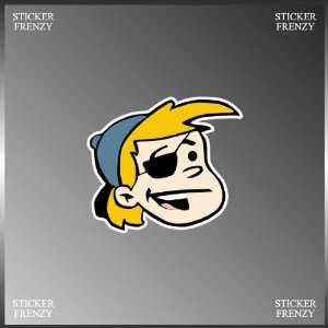 Bazooka JOE Bubble Gum Comic Strip Design Vinyl Decal Bumper Sticker 