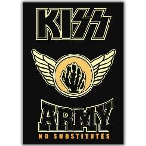  KISS Army Rock Music car bumper sticker decal 4 x 6 