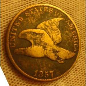  1857 Flying Eagle Cent 