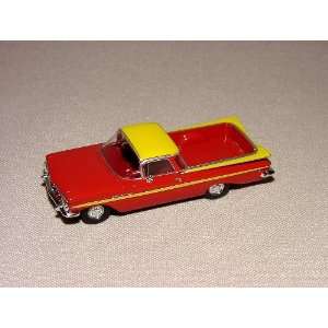  Brekina HO 1959 Chevrolet El Camino   Red, Yellow: Toys 