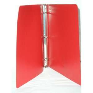  Accohide Poly Binder, 1/2 Round, 3 Ring, Letter, Red 