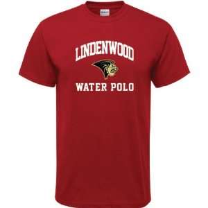   Lions Cardinal Red Water Polo Arch T Shirt: Sports & Outdoors