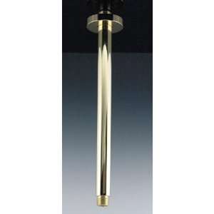  1/2 x 12 Straight Shower Arm with Flange   Brushed 