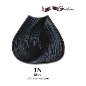  1N Black   Satin Hair Color with Aloe Vera Base: Health 