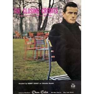   : Sheet Music The Closing Credits Robert Goulet 204: Everything Else