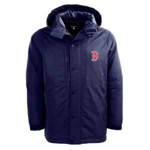  Boston Red Sox Navy Trek Full Zip Hooded Jacket: Sports 