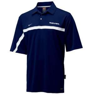   Nike Penn State Nittany Lions Navy Coin Toss Polo: Sports & Outdoors
