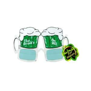  St. Patricks Day Beer Mug Eyeglasses: Health & Personal 