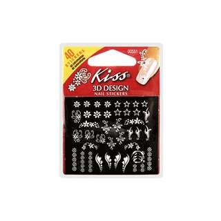 Kiss 3D Design Nail Stickers: Health & Personal Care