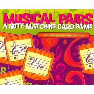  Musical Pairs (The Game Series) [Misc. Supplies] Music 