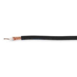  CAROL C1142.30.01 Coax Cable,RG59,1000,OD .234 In., Black 
